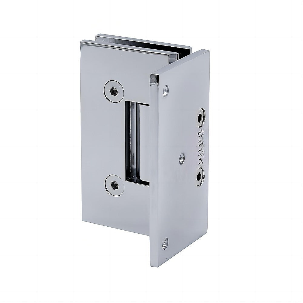 90 Degree Stainless steel Glass Shower Door L-Hinge in Chrome 4