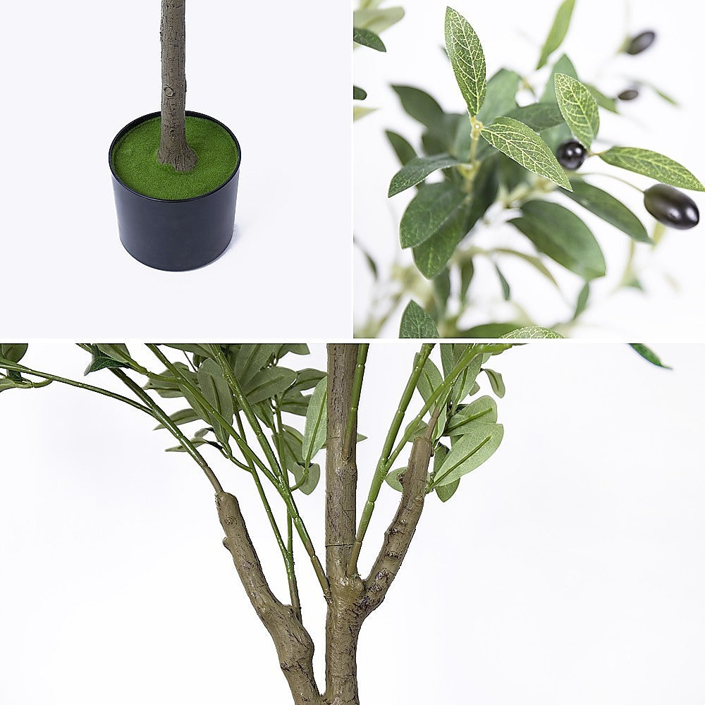150cm Artificial Olive Tree – Tall Realistic Faux Green Indoor Plant for Home & Office 3
