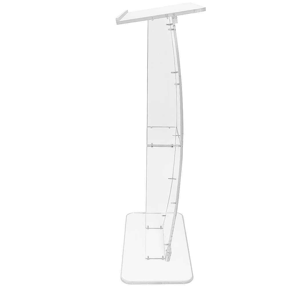 120cm Acrylic Podium Stand Transparent 4