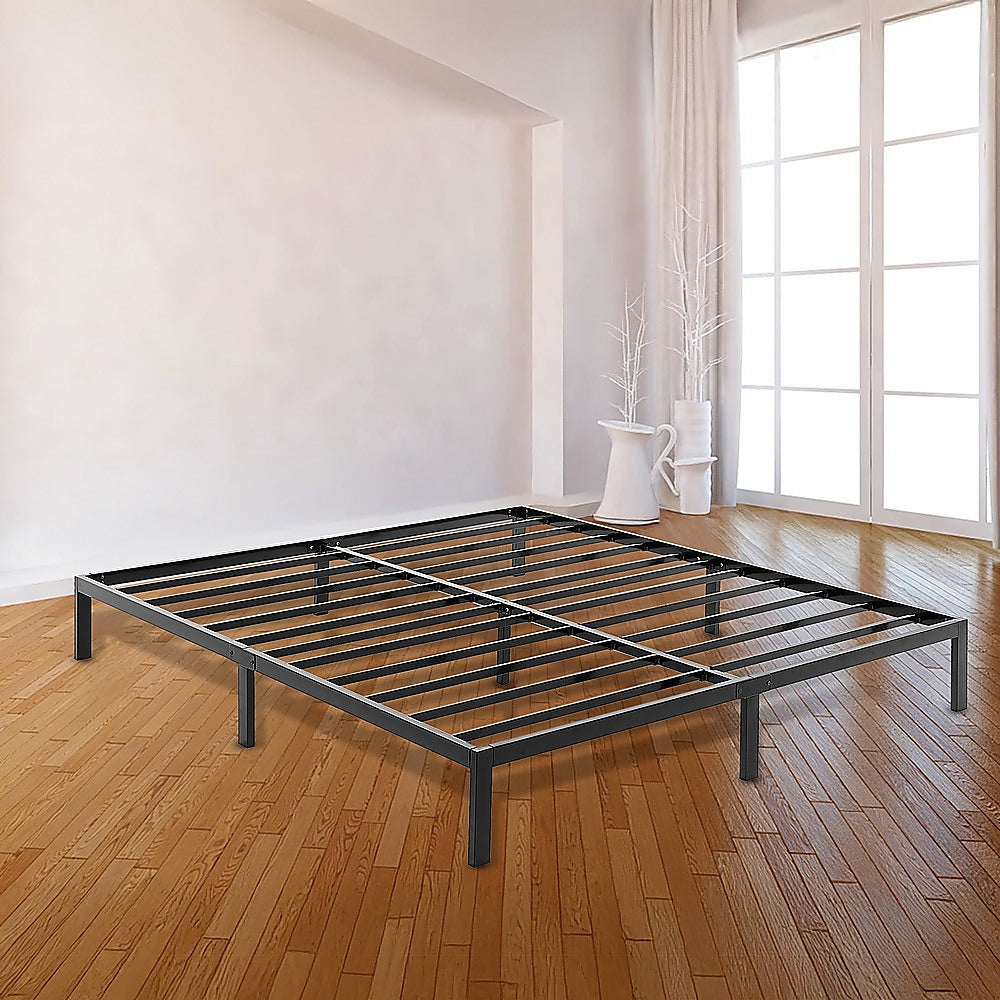 King Full Metal Bed Frame Base – Sturdy Steel Bed Base for Australian Mattress 3