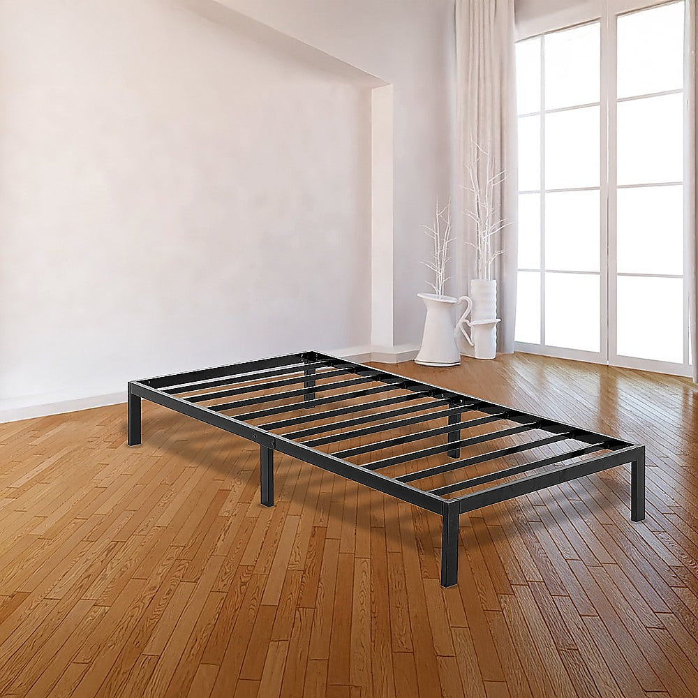 Single Full Metal Bed Frame Base – Sturdy Steel Bed Base for Australian Mattress 4