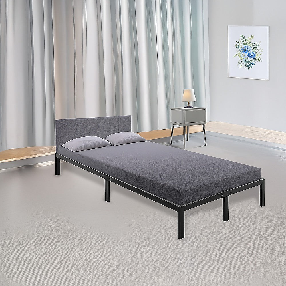 King Single Full Metal Bed Frame Base – Sturdy Steel Bed Base for Australian Mattress 3