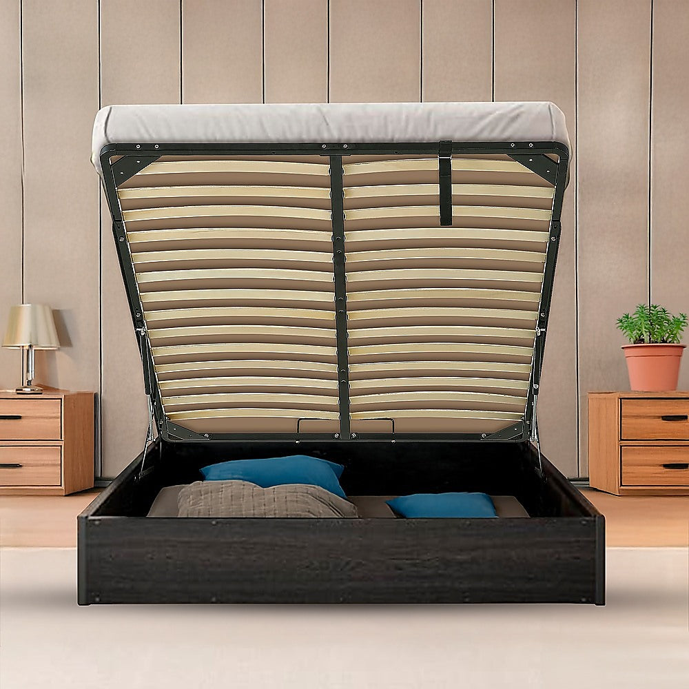 Queen Gas Lift Bed Mechanism with Frame – Storage Platform & Sofa Bed Kit