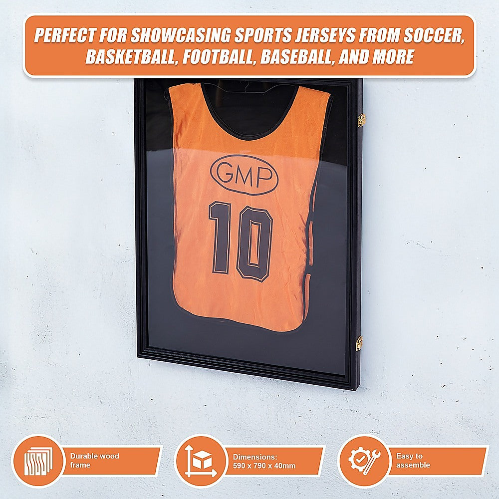 Jersey Display Frame Case 590 x 790 x 40mm Lockable JBox 11