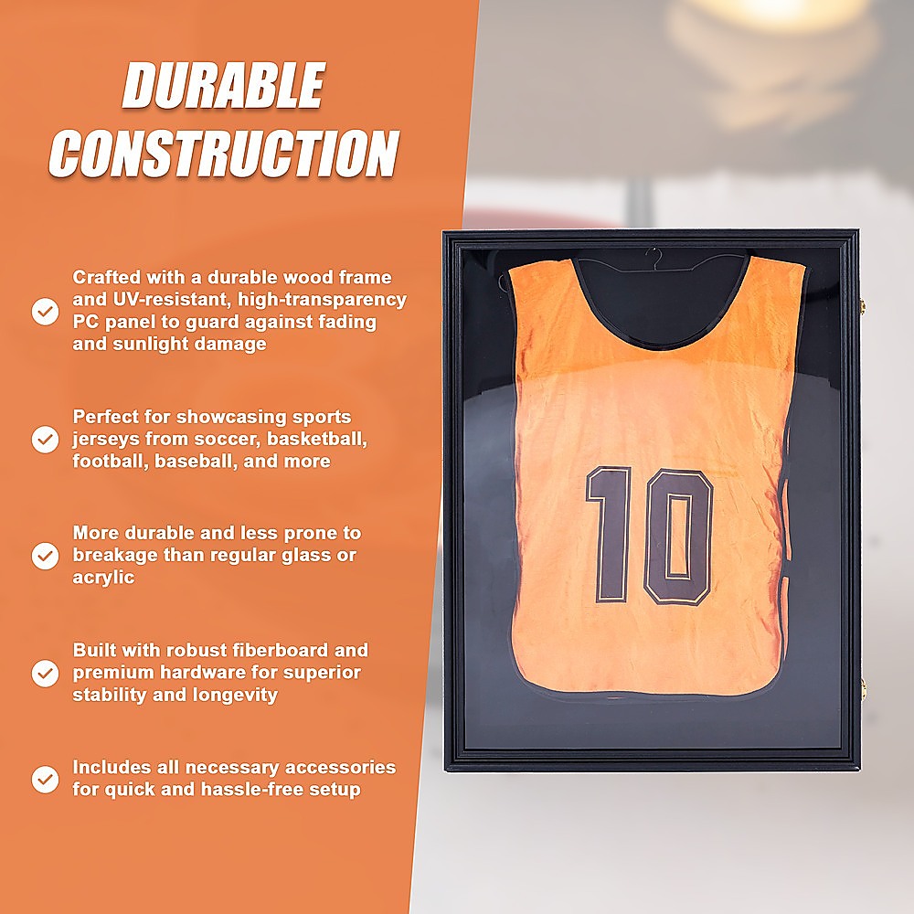 Jersey Display Frame Case 590 x 790 x 40mm Lockable JBox 12