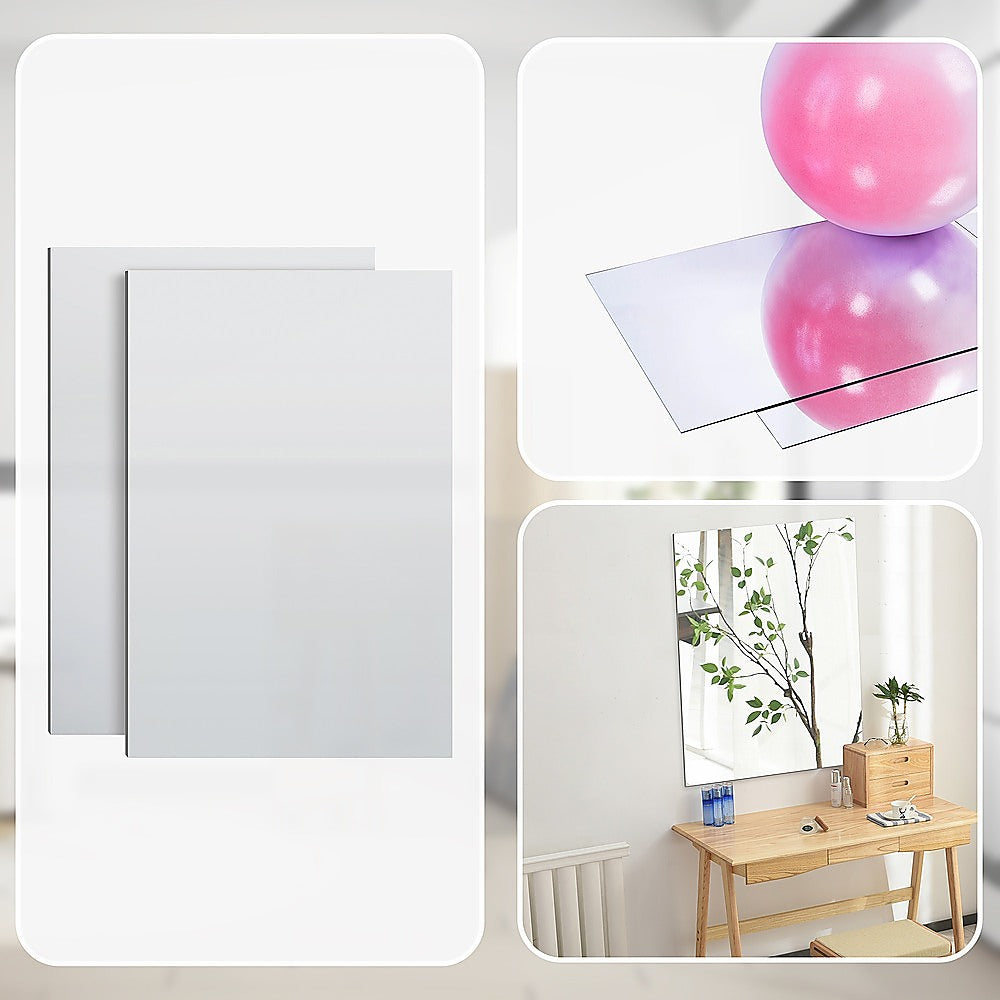 MIRROR Acrylic Sheet Perspex Sheet Panel 2pc/set 900mm x 600mm x 3mm 7