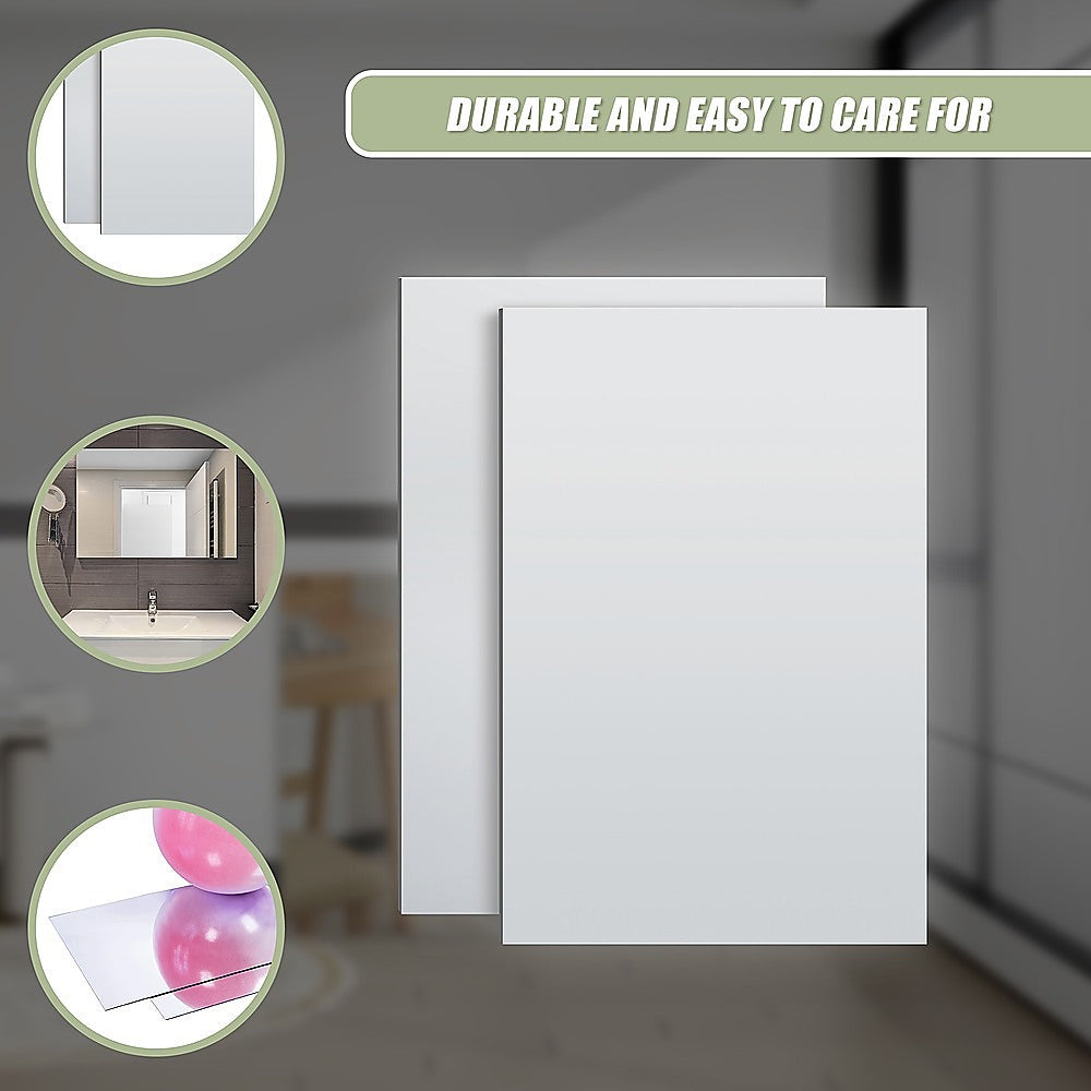 MIRROR Acrylic Sheet Perspex Sheet Panel 2pc/set 900mm x 600mm x 3mm 8