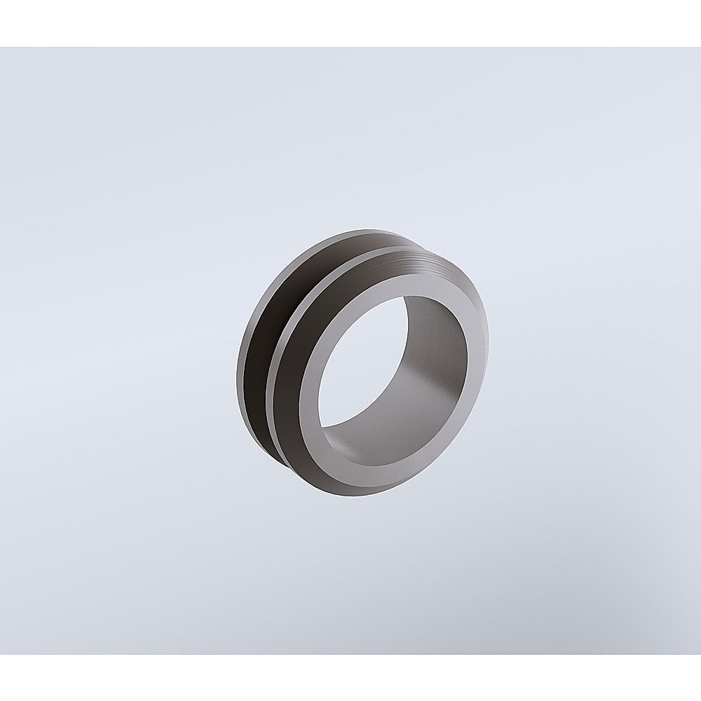 100cm Wall to Wall Frameless Shower Screen with Gunmetal Channel and Brass Hinges 15