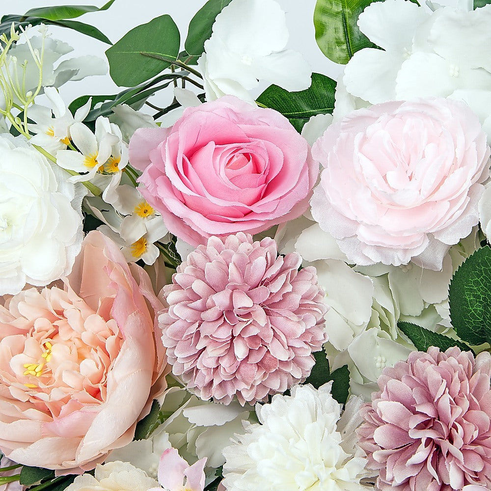 1M Artificial Flower Runner Arrangement Panel Wall Rose DIY Wedding Party Décor 7