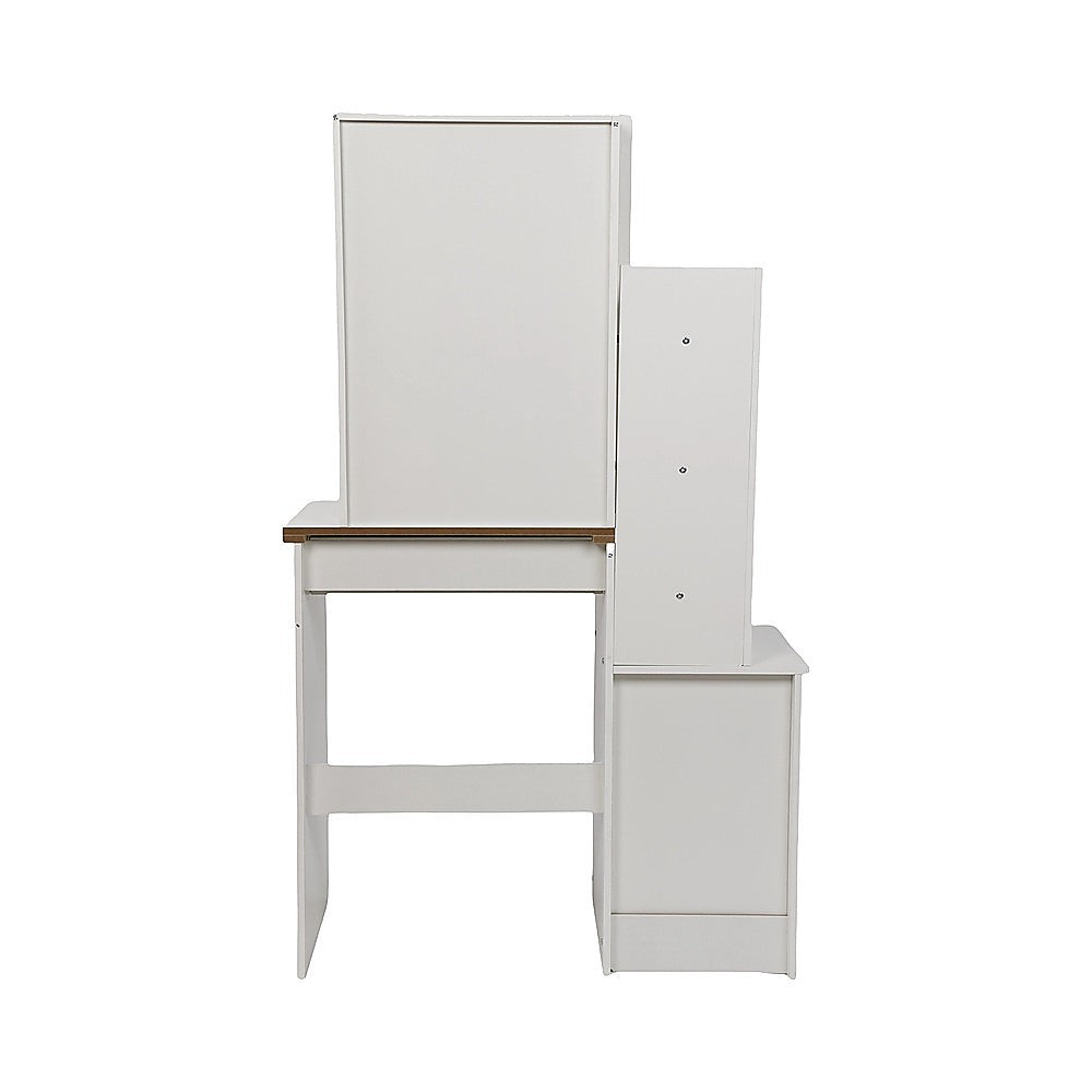 Dressing Table LED Makeup Mirror Stool Set Vanity Desk With Drawer Lighted 6