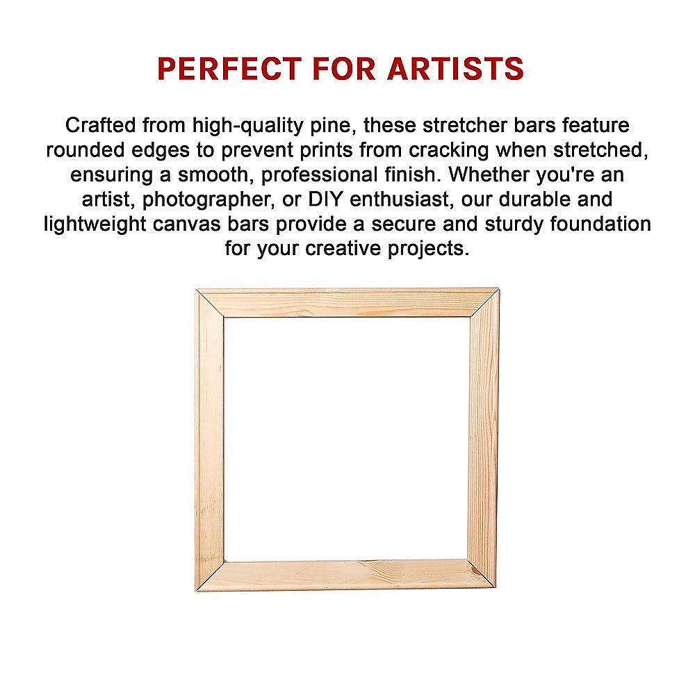 50x Canvas Stretcher Bars Frames Pine Wood 6