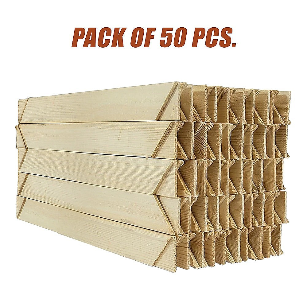 50x Canvas Stretcher Bars Frames Pine Wood 11