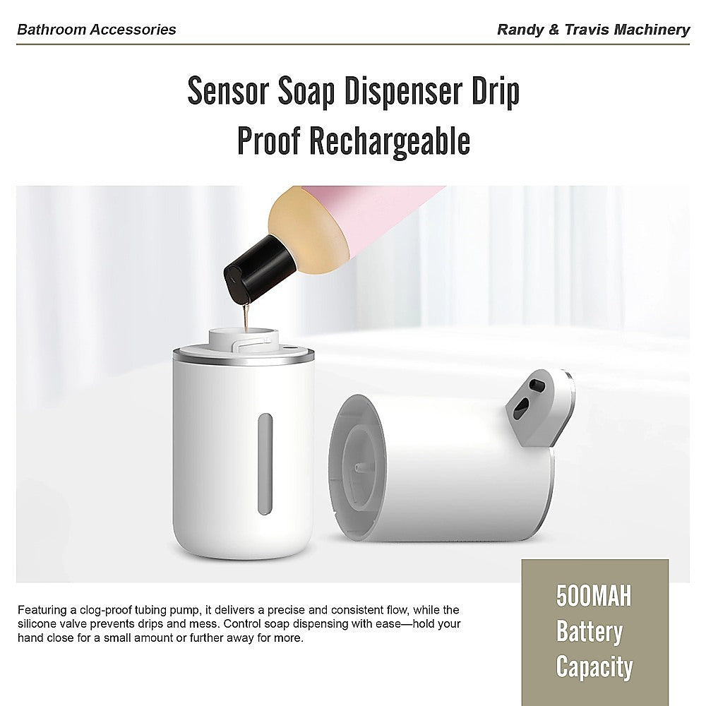 Sensor Soap Dispenser Drip Proof Rechargeable 10