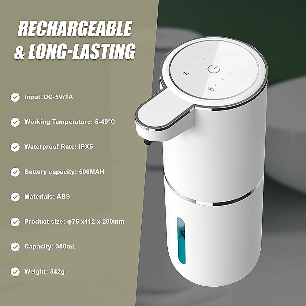 Sensor Soap Dispenser Drip Proof Rechargeable 11
