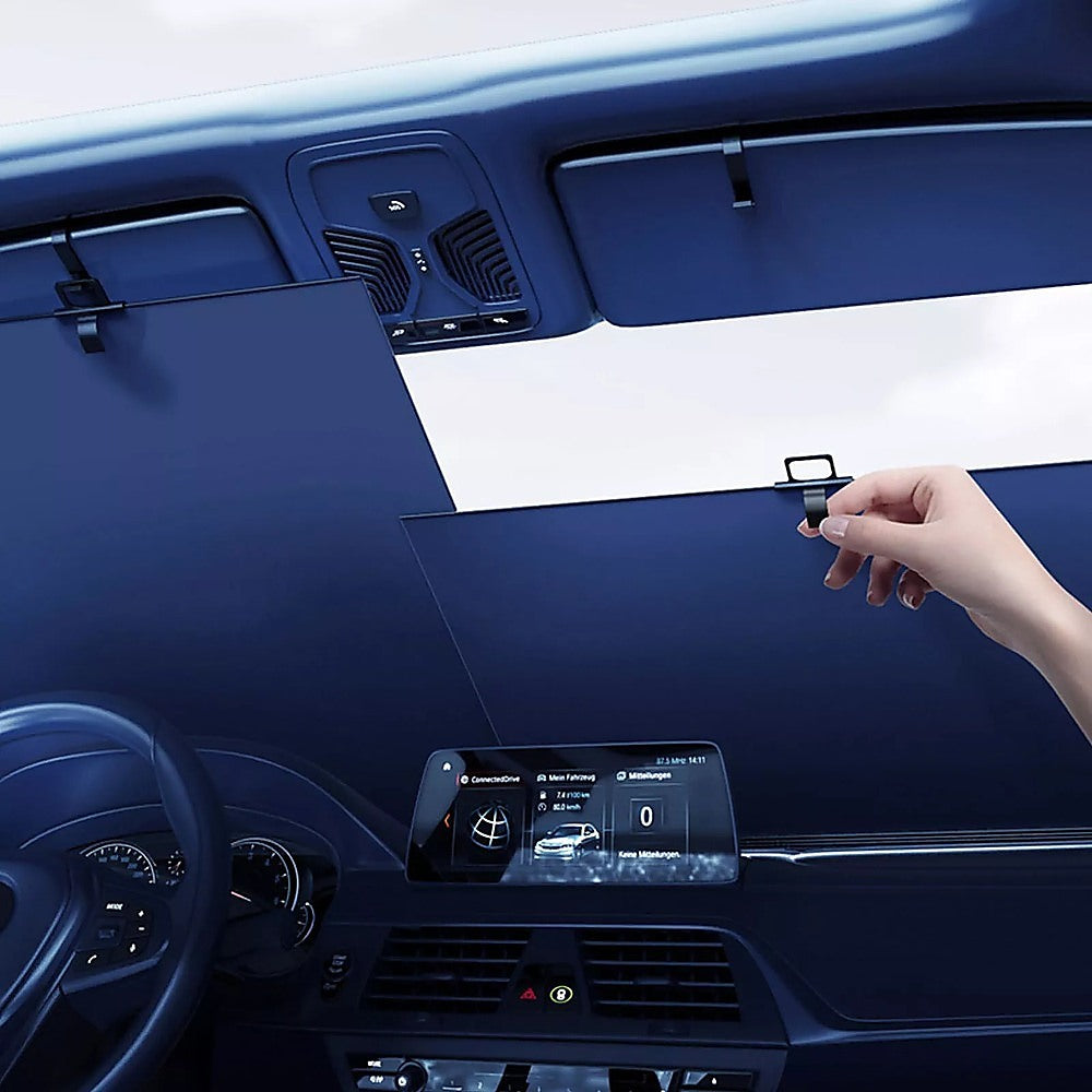 Retractable Sunshade for Car Windshield 3