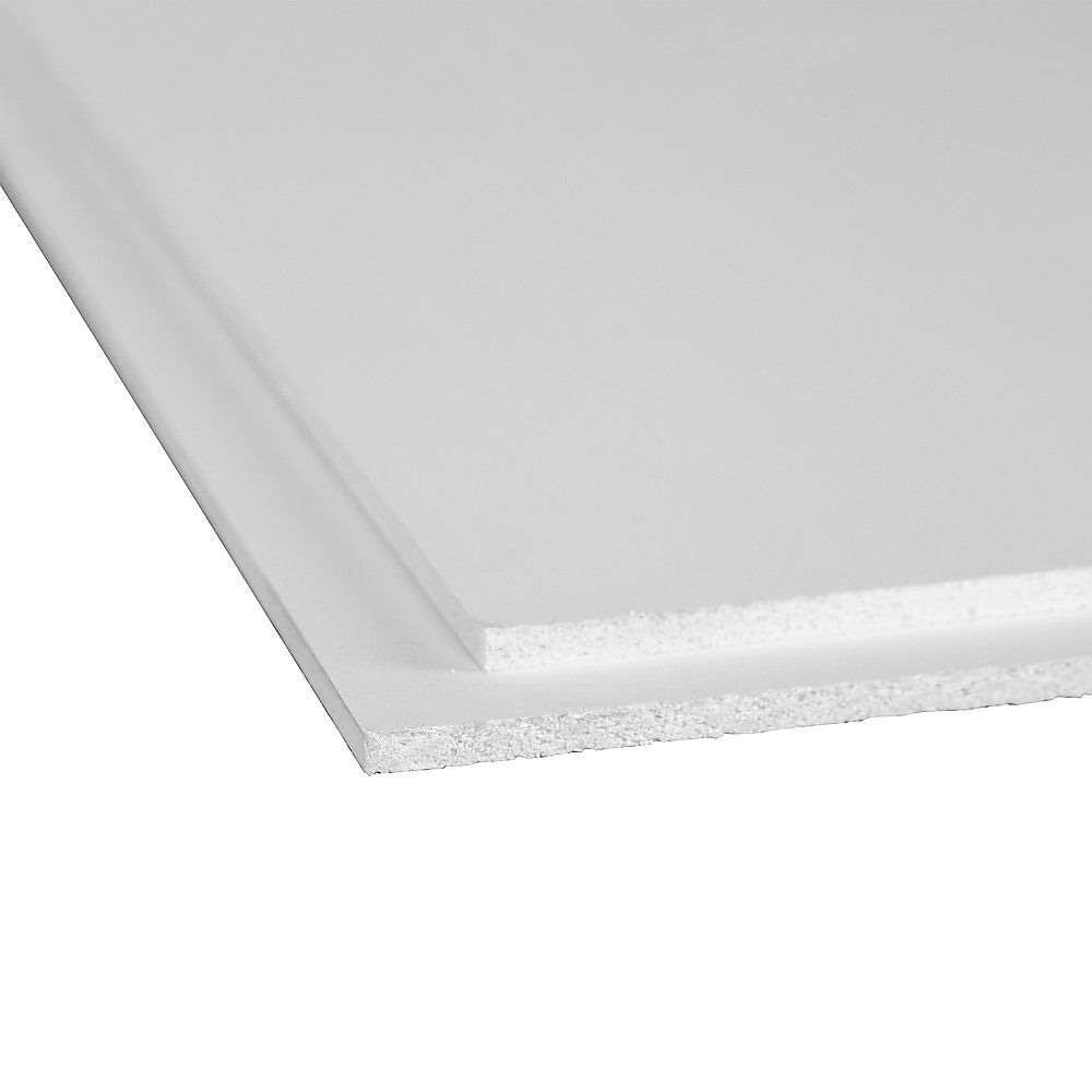 12x Smooth Drop Ceiling Tile 2ft x 2ft PVC Ceiling Panel 6