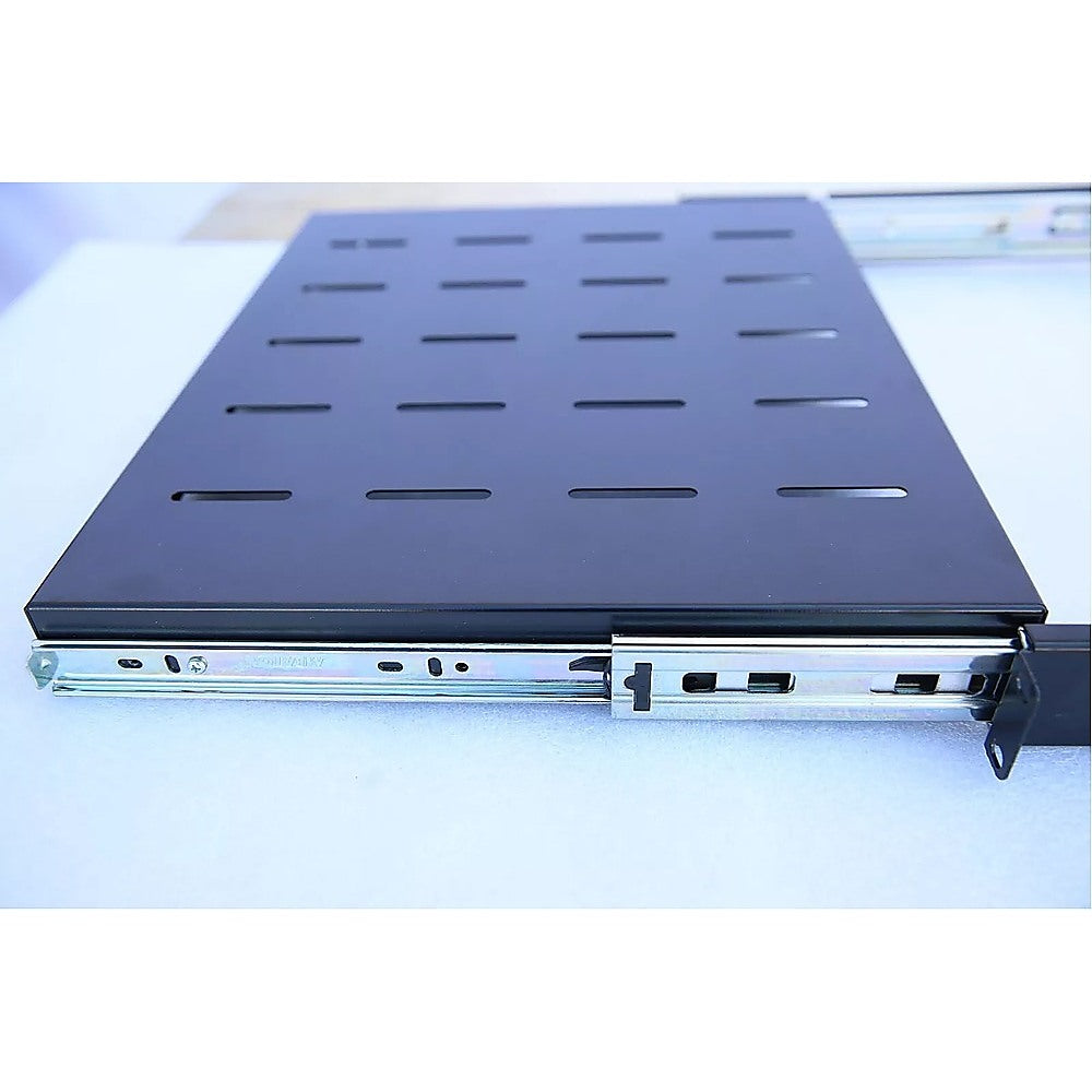 Sliding Rack Server Shelf For Rack 1U 19" 4 Post Rack Mount-Adjustable 15"-22" 3