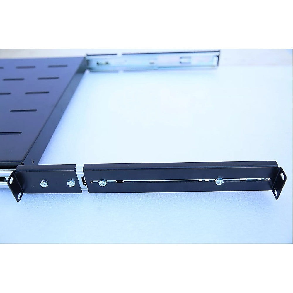 Sliding Rack Server Shelf For Rack 1U 19" 4 Post Rack Mount-Adjustable 15"-22" 5