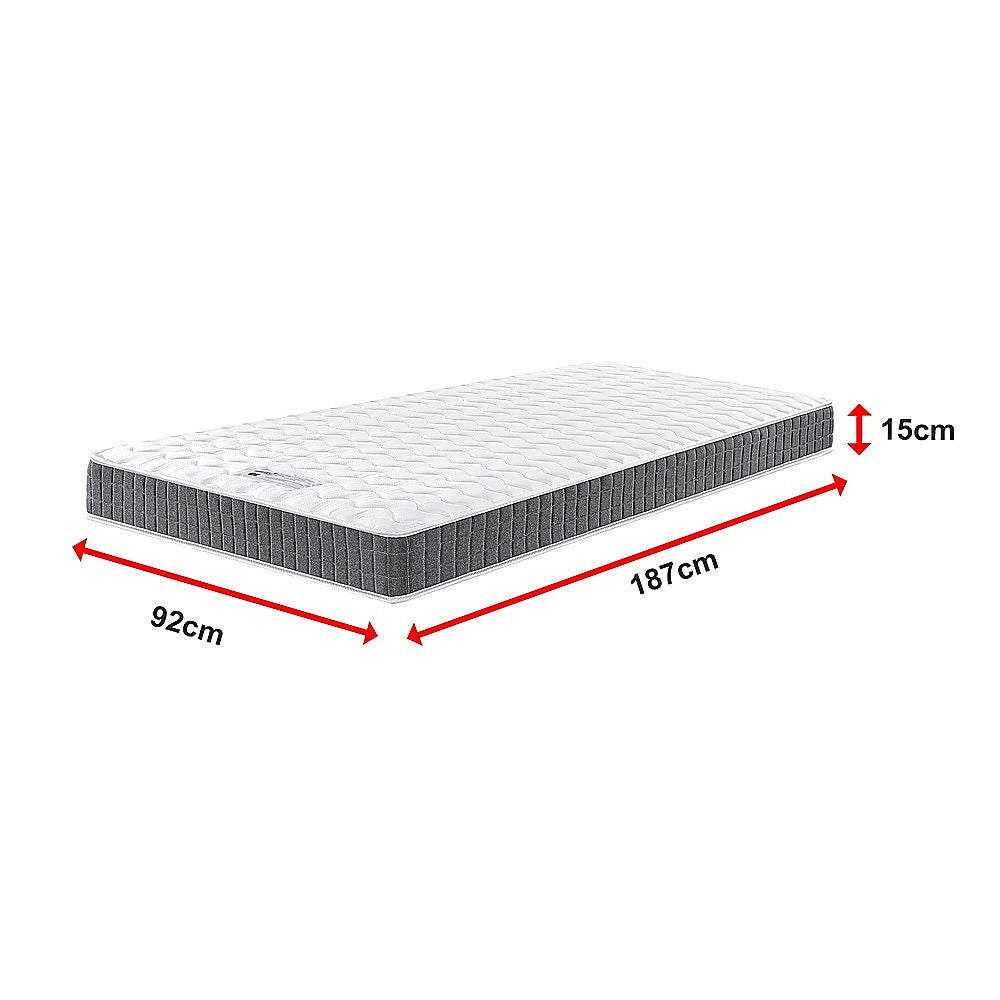 PALERMO Single Memory Foam Mattress - OEKO-TEX® & CertiPUR-US® Certified 12