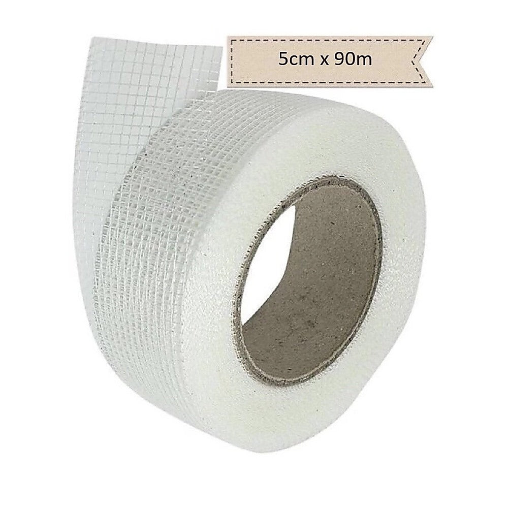 24-Pack Fibreglass Plasterboard Joint Tapes – 50mm x 90m Drywall Mesh Rolls 4