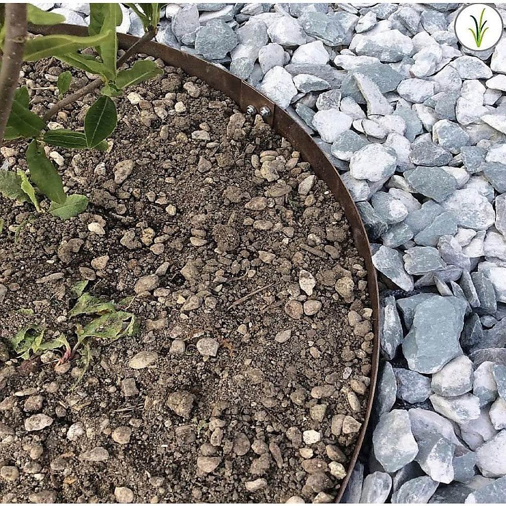 600mm Steel Garden Tree Ring with Spikes – Durable Root Barrier & Edging Guard 4