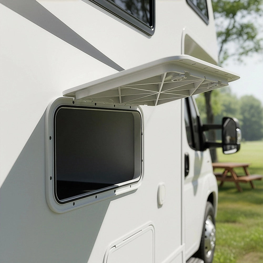 606 x 353mm White Boat Access Hatch – Marine Deck Inspection Lid for Boat, Yacht & RV Use 8