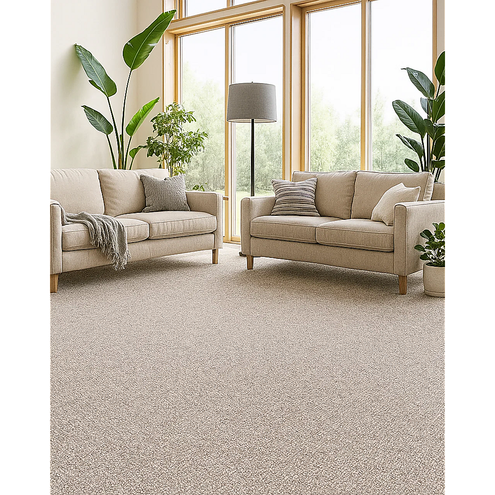 5m² Beige Carpet Tiles Set – Commercial & Domestic Flooring for Office, Retail, Home 3