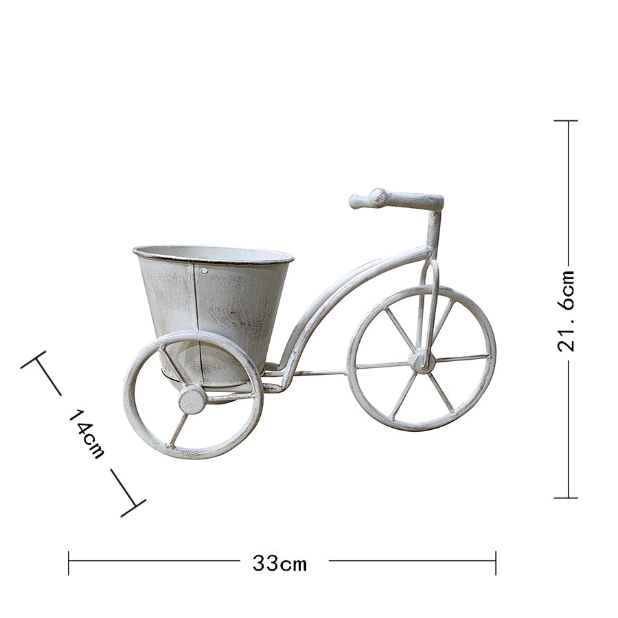 French Country Triangle w Pot Planter 21cm 5