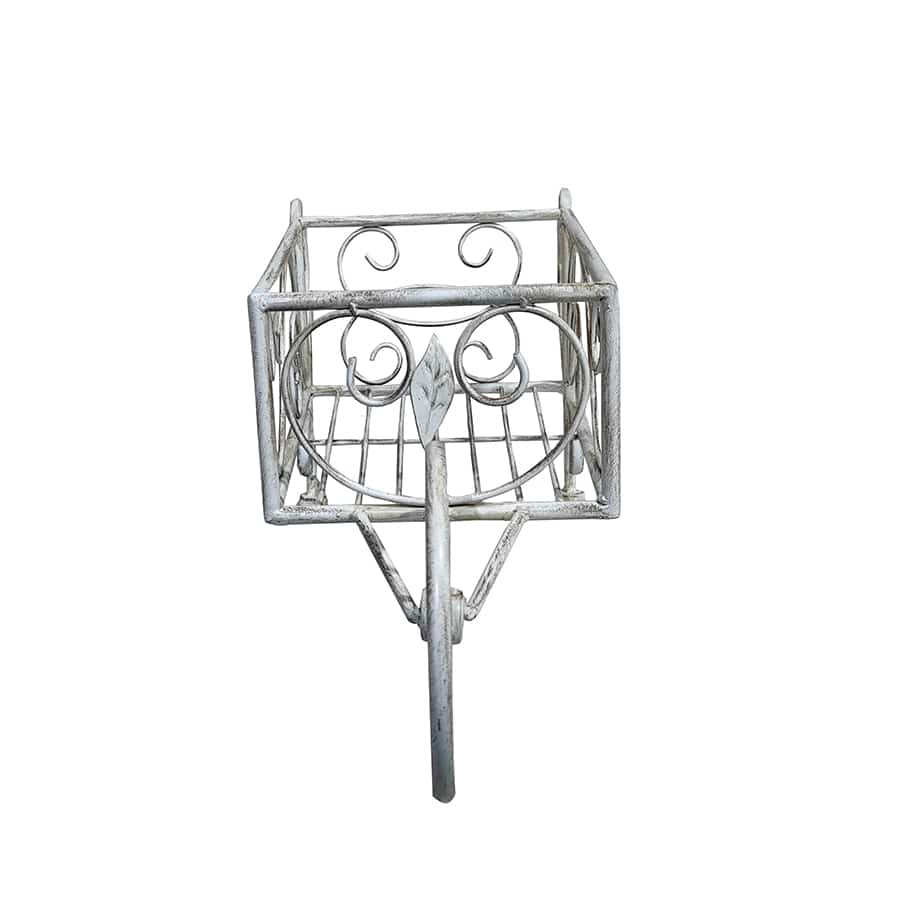 French Country Decorative Wheelbarrow Planter 40cm 3