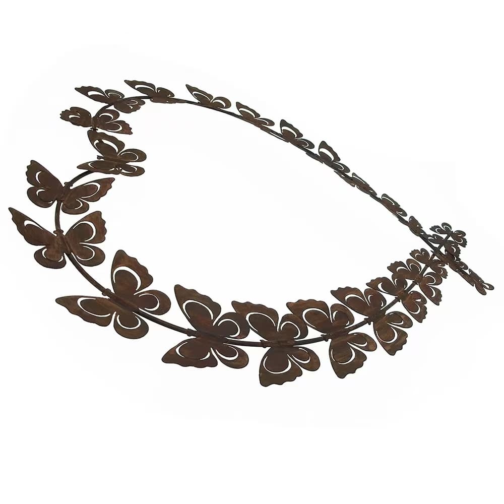 Flutter Of Butterflies As Heart Wall Art 48cm 3