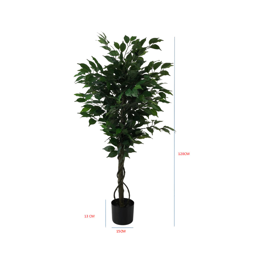 Potted Artificial Banyan Tree 120cm 5