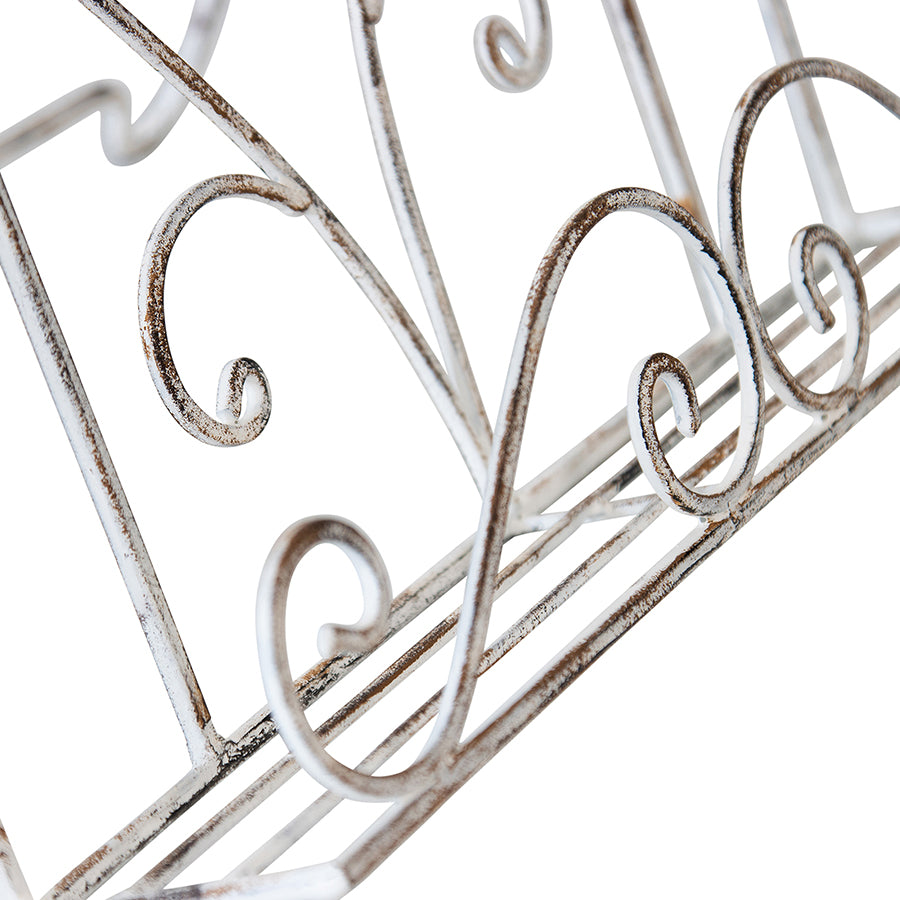 French Provincial Heart Recipe Book Stand 36cm 3