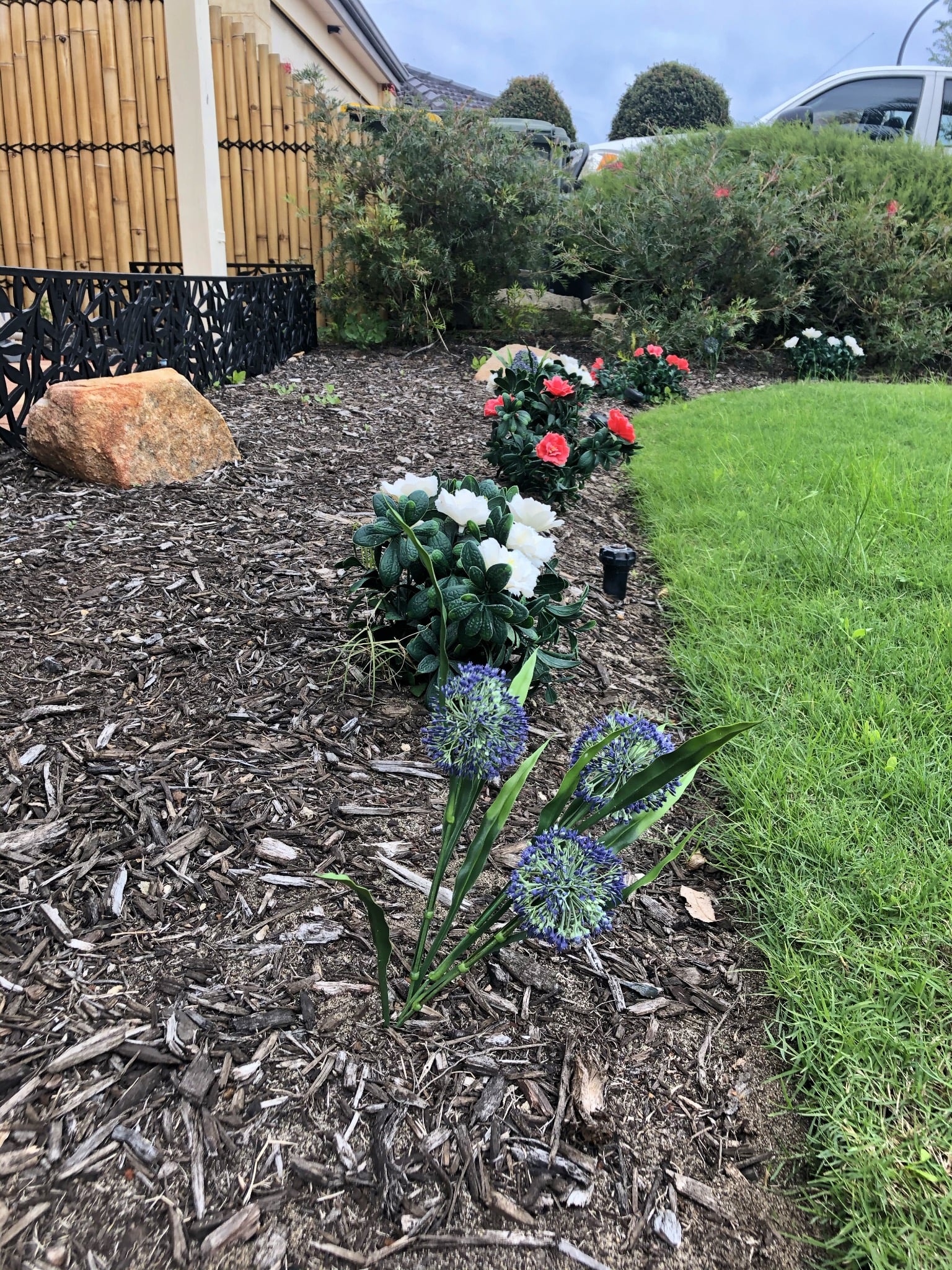 White Flowering Jasmine Stem UV Resistant 30cm 5