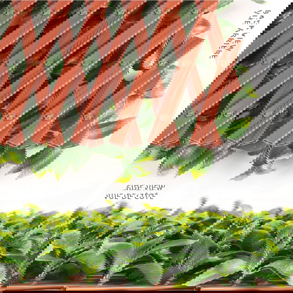 Premium Jasmine Artificial Hedge Extendable Trellis / Screen 2 Meter By 1 Meter UV Resistant (PVC) 4