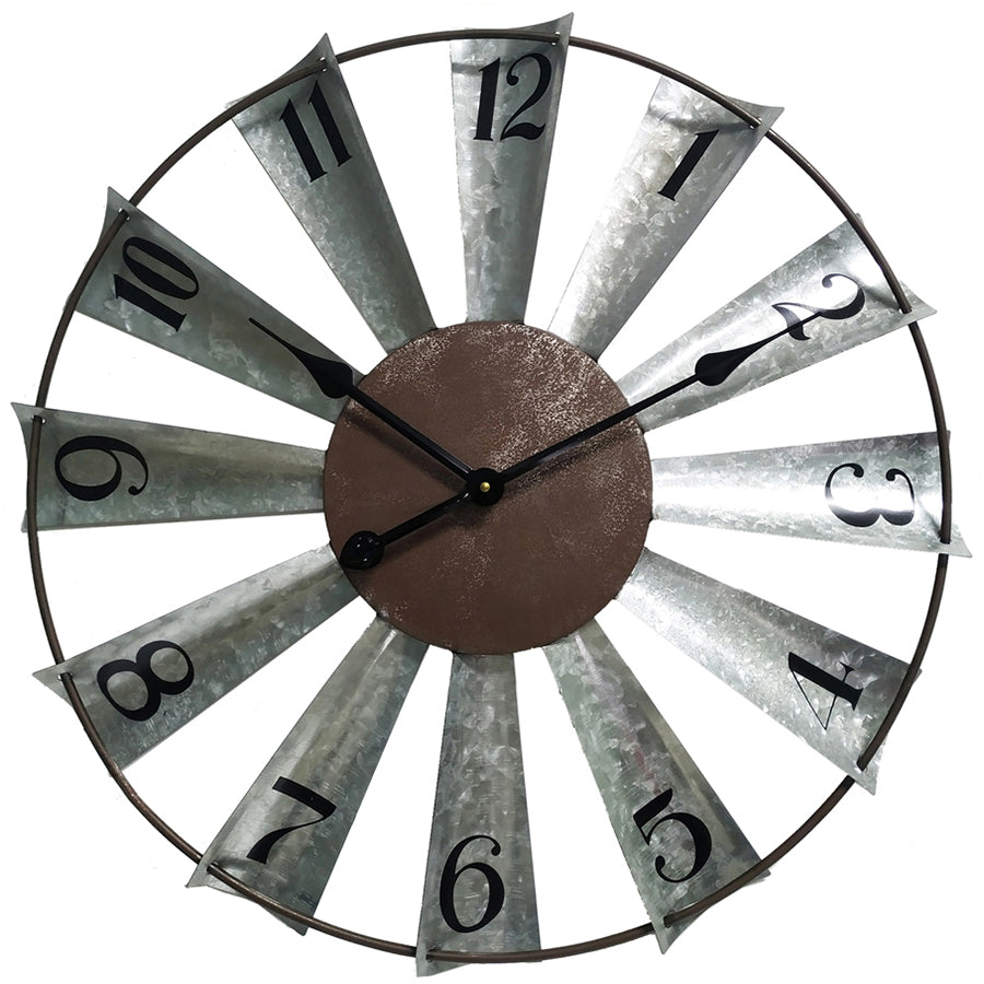 Windmill Wall Clock 60cm