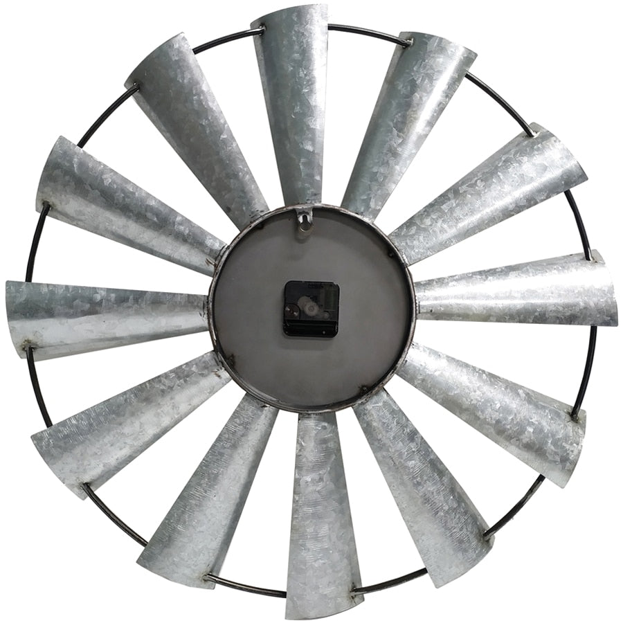 Windmill Wall Clock 60cm 3