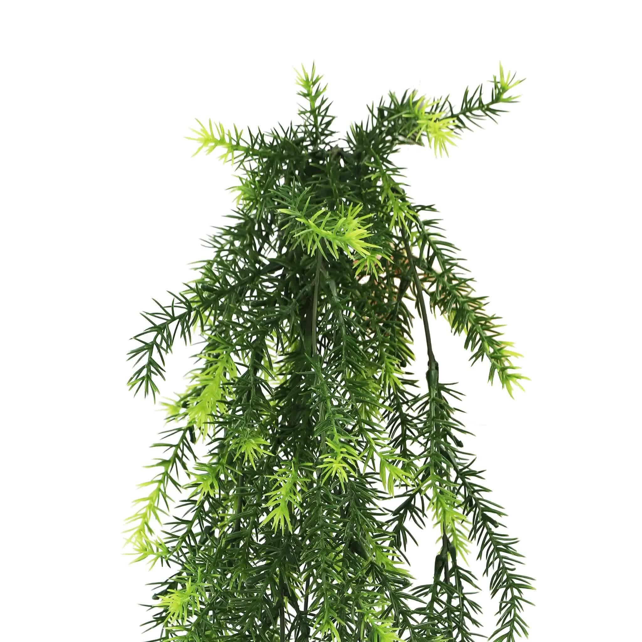 Artificial Hanging Cedar Vine Garland Bush UV Resistant and Fire Rated 20cm x 76cm