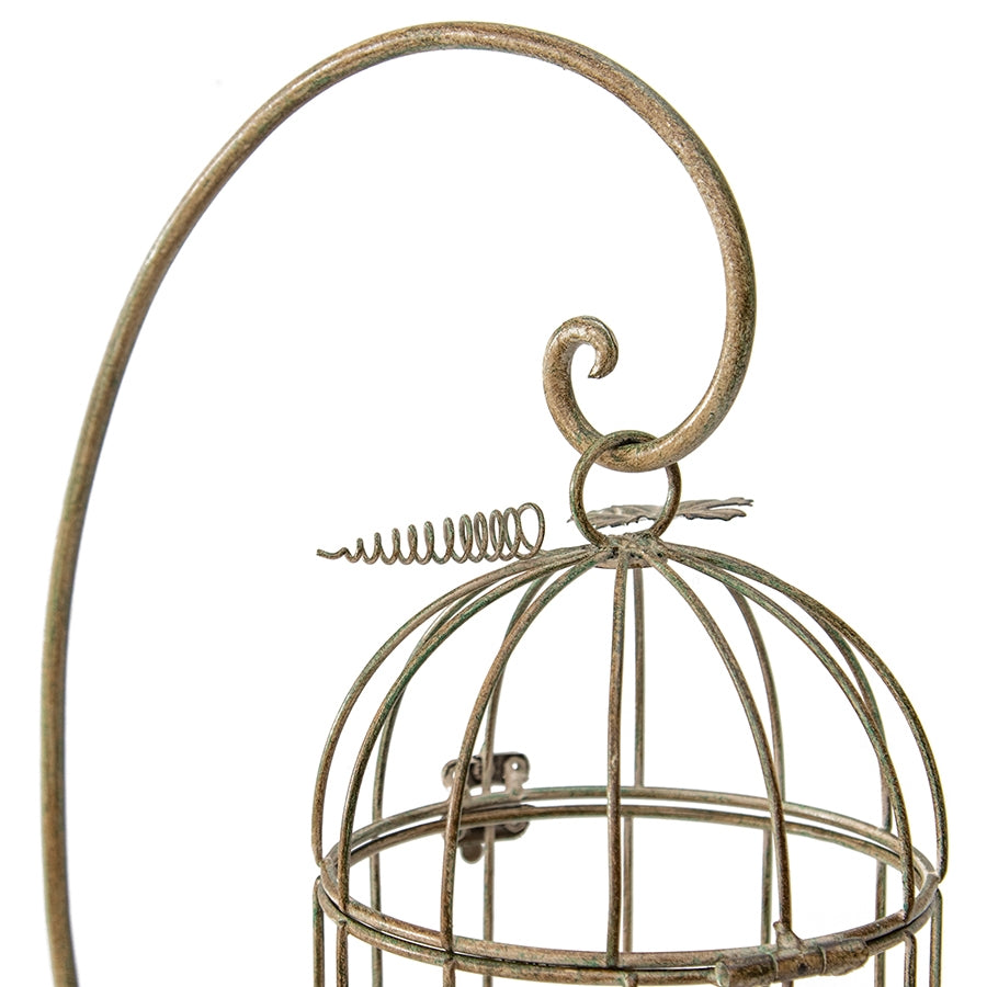 Birdcage on Stand Candle Holder 42cm 4