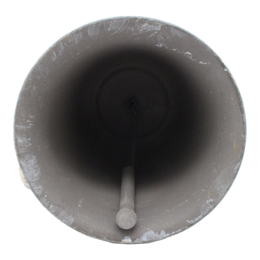 Large Hanging Bell w Rope 28cm 3