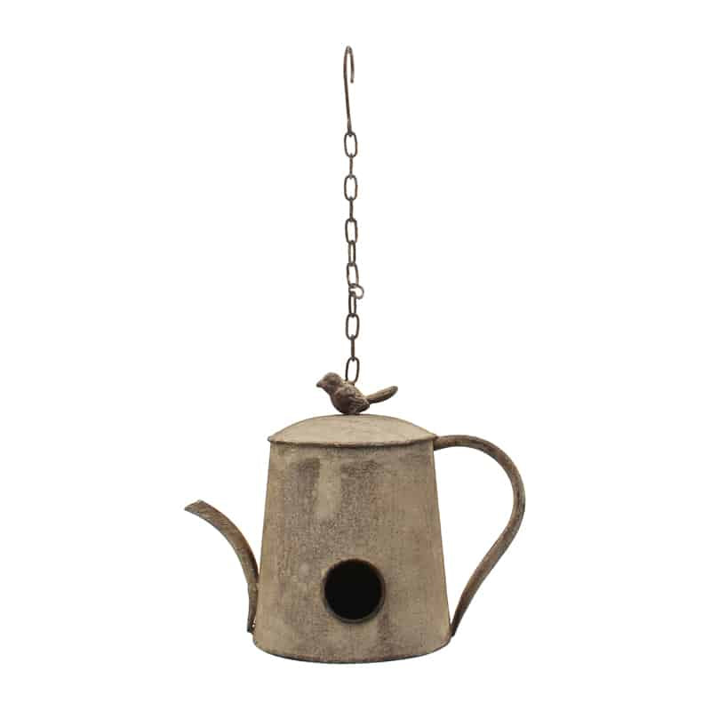 Hanging ' Antique Watering Can' Birdhouse 26cm