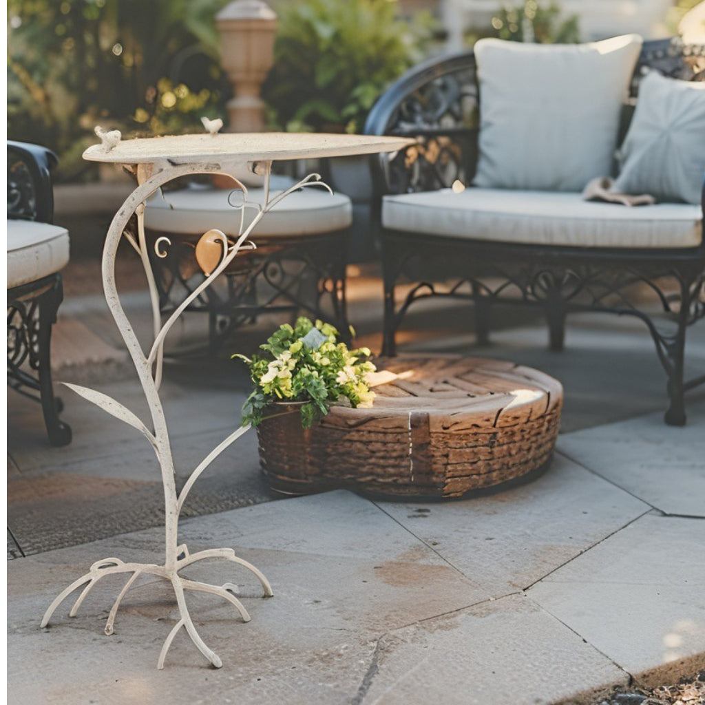 Riviera Leaf-Shape Birdfeeder w Roots 79cm