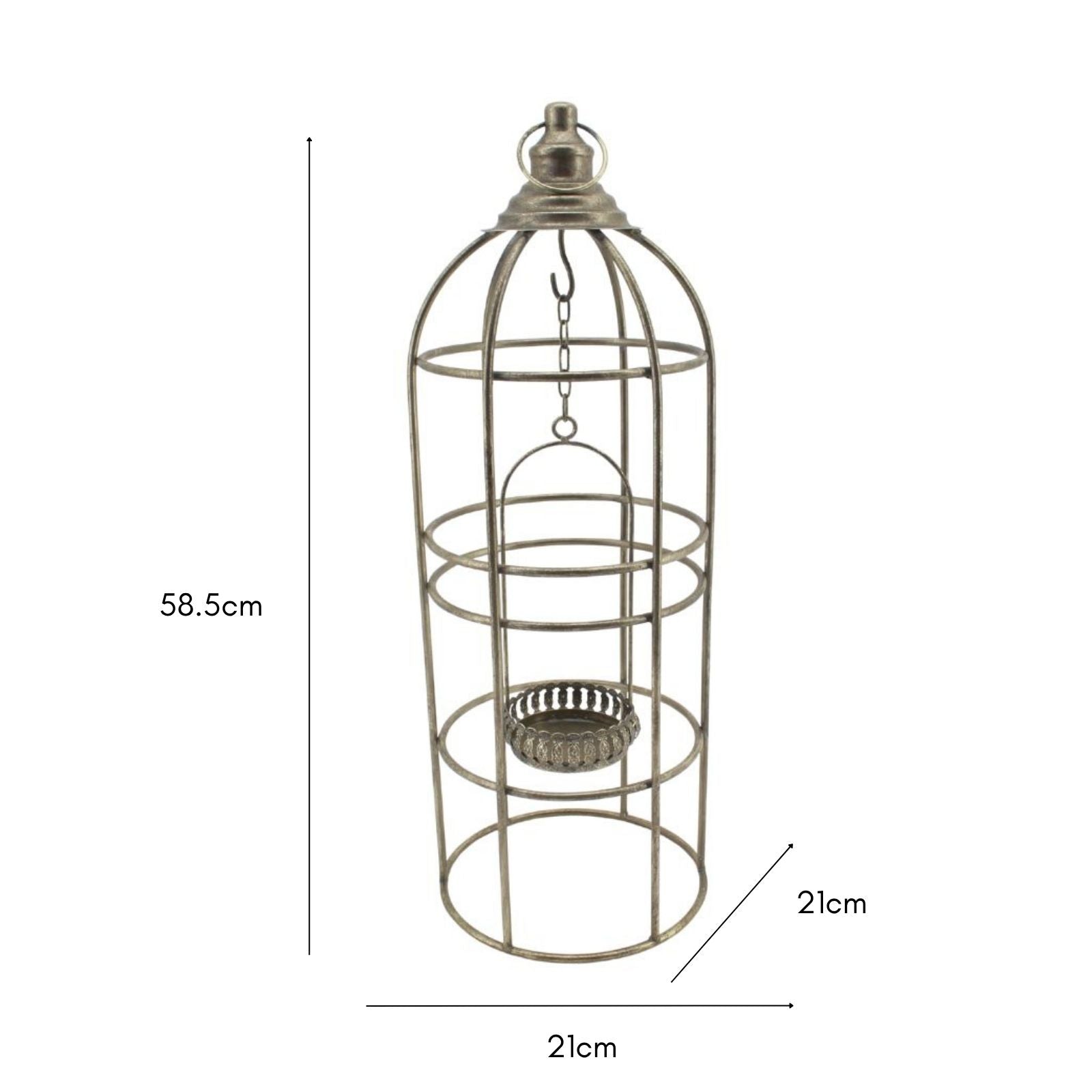 Feature Hanging / Table-Top Lantern 58cm 4