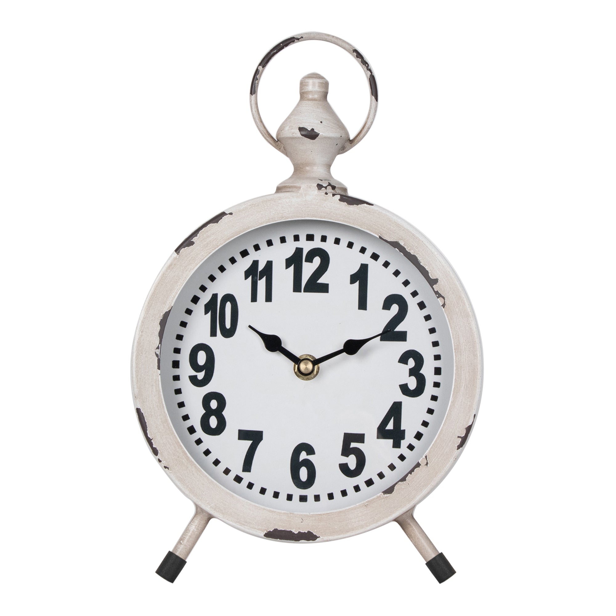 Round French Provincial Table Clock 18cm