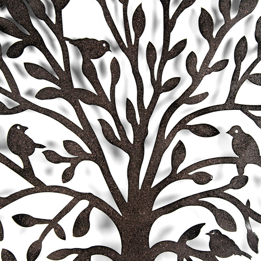 Laser Cut Round Tree Of Life w Birds Wall Art 60cm 5