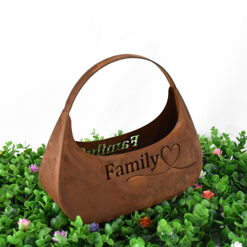 Family' Bag Planter / Decorative Storage 23cm