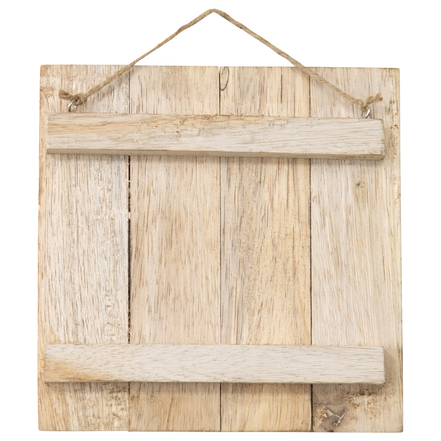 Handcrafted Karma Wall Art 20x20cm 4