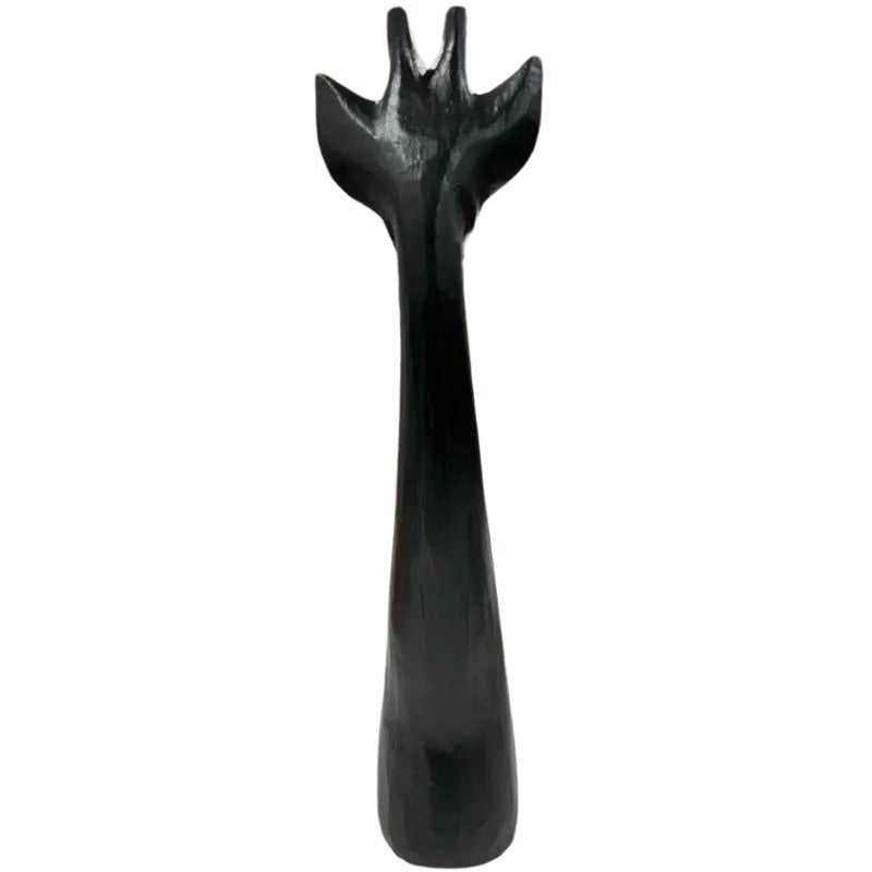 Handcrafted Black Giraffe Ornament 49cm