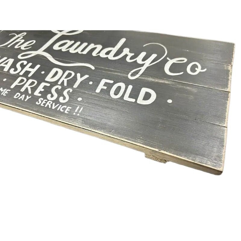 Handcrafted Laundry Co Wall Art 40cm 3