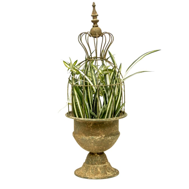 Vintage Style Elaborate Tall Cloche 66cm