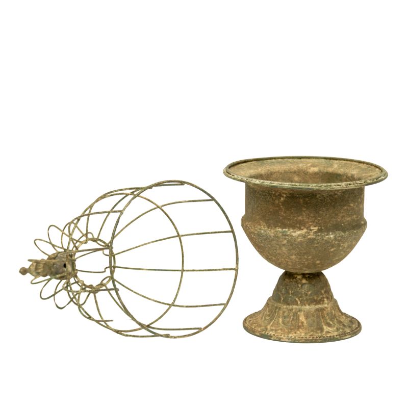 Vintage Style Elaborate Tall Cloche 66cm 3